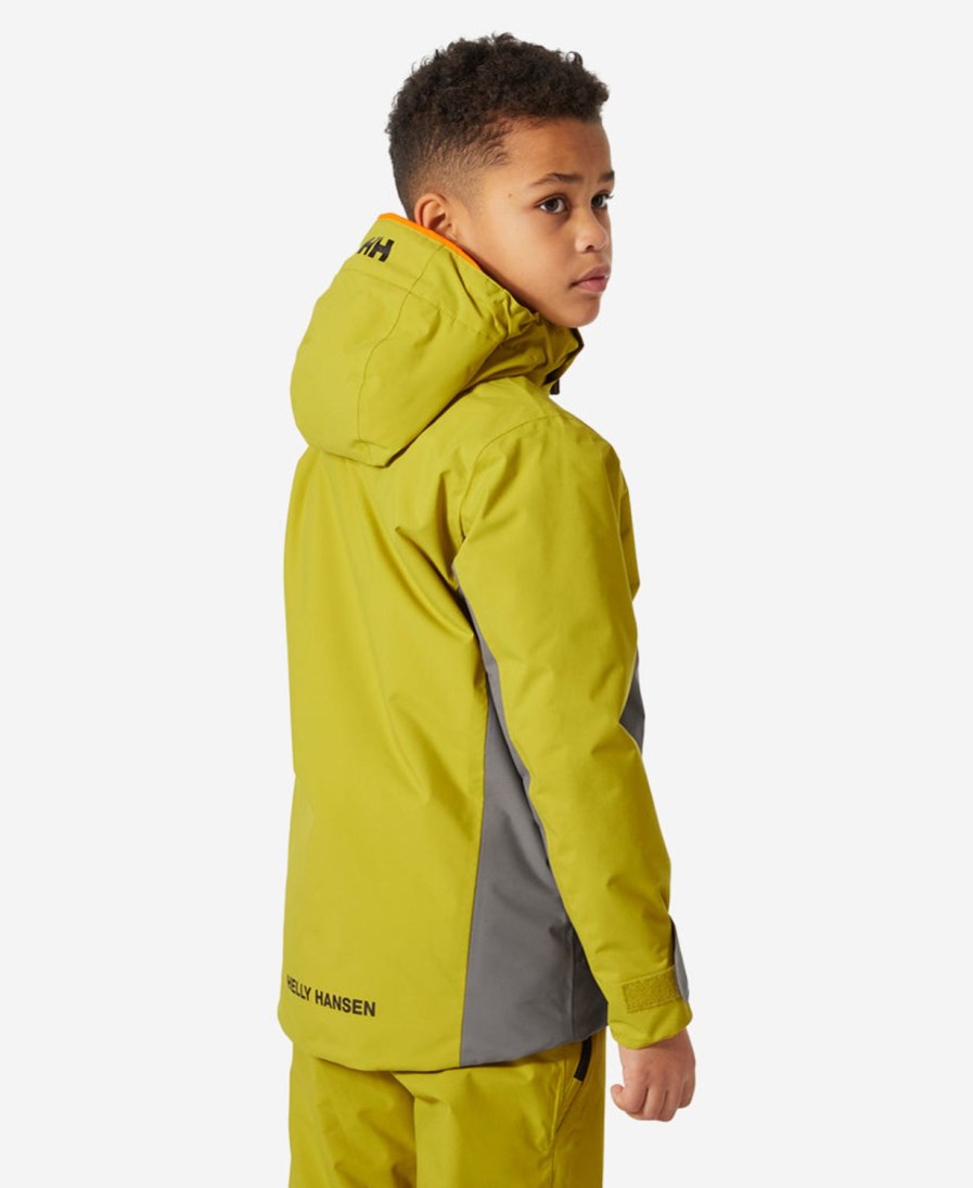 Helly Hansen Jr Traverse Jacket 876-Concrete Clearance