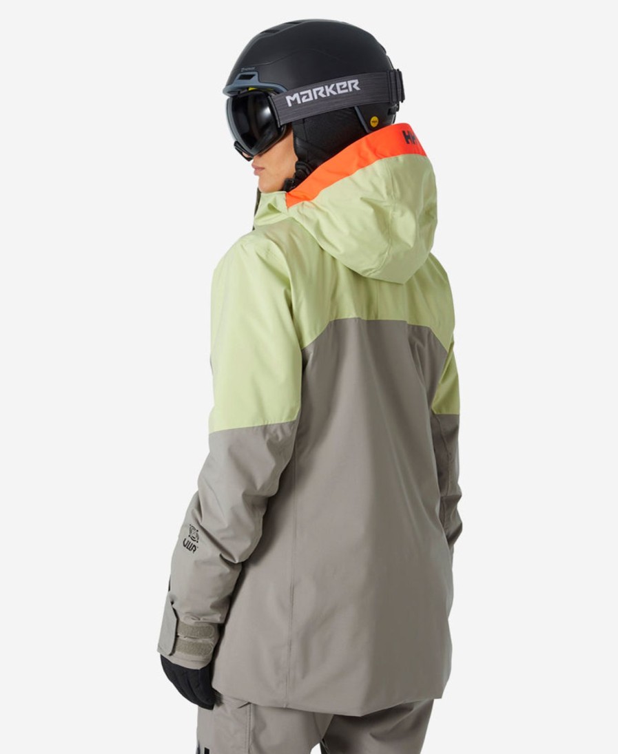 Helly Hansen W Powshot Jacket 498-Iced-Matcha Clearance