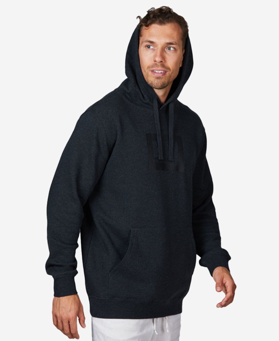 Helly Hansen Hh Box Hoodie 982-Ebony-Melange Clearance