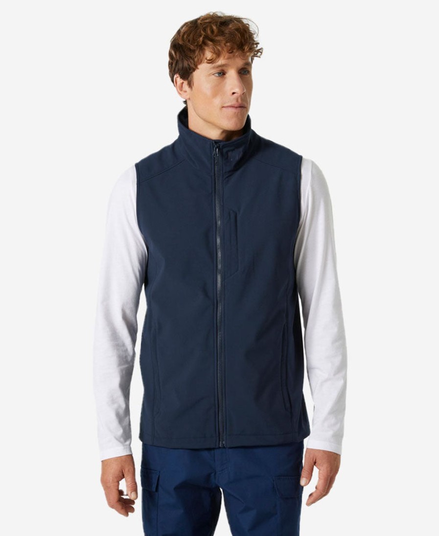 Helly Hansen Paramount Softshell Vest 597-Navy Hot