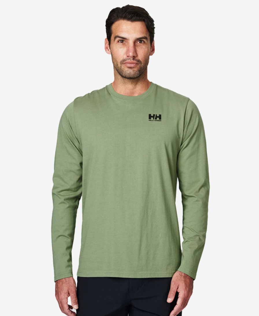 Helly Hansen Hull Long Sleeve T-Shirt 406-Jade-2-0 New