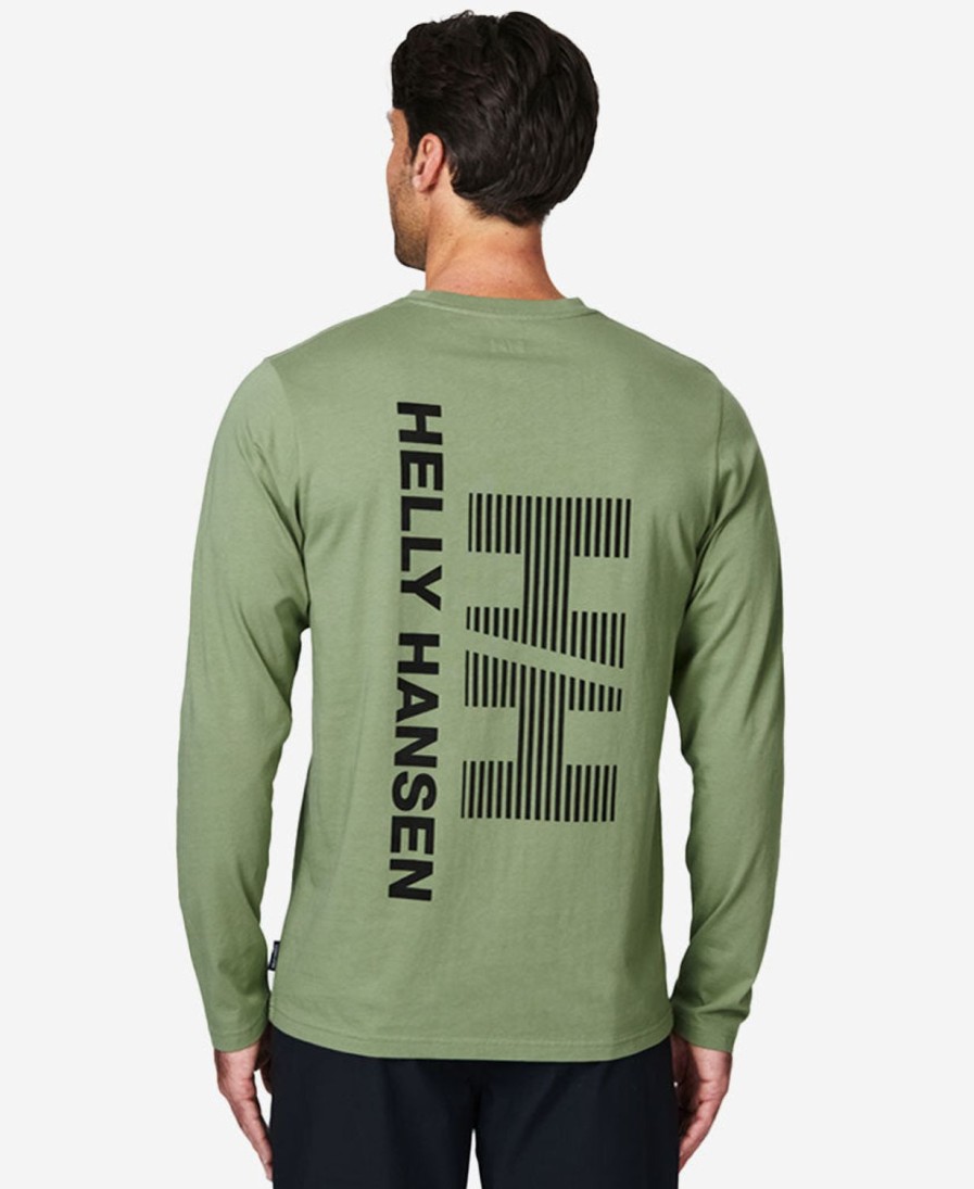 Helly Hansen Hull Long Sleeve T-Shirt 406-Jade-2-0 New