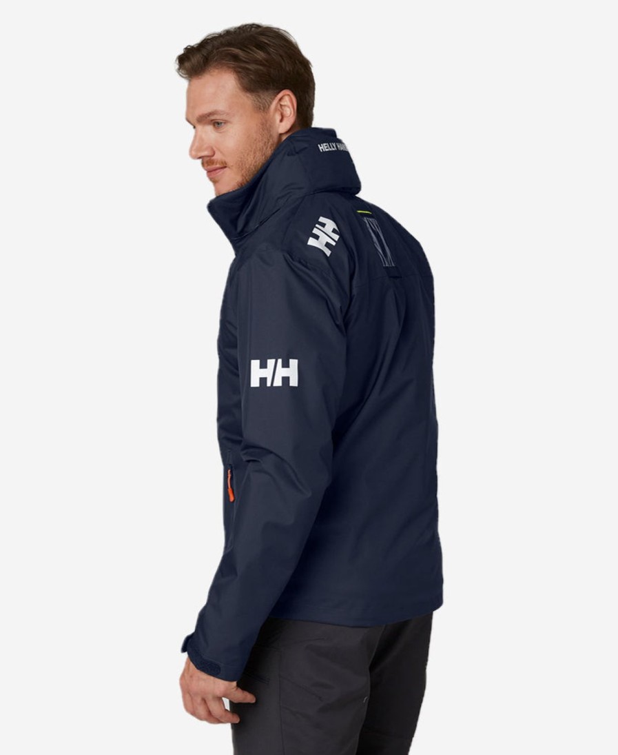 Helly Hansen Crew Hooded Jacket Navy Hot