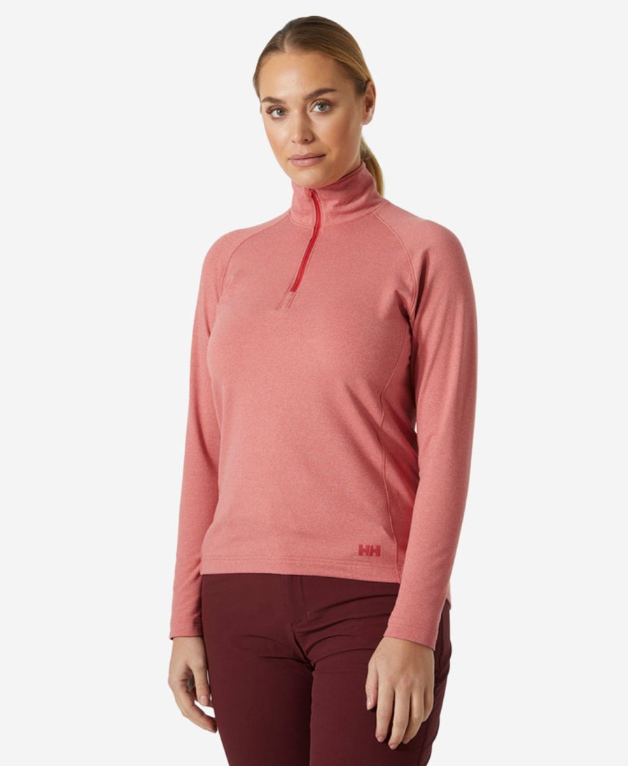 Helly Hansen W Verglas 1/2 Zip 101-Poppy-Red Clearance