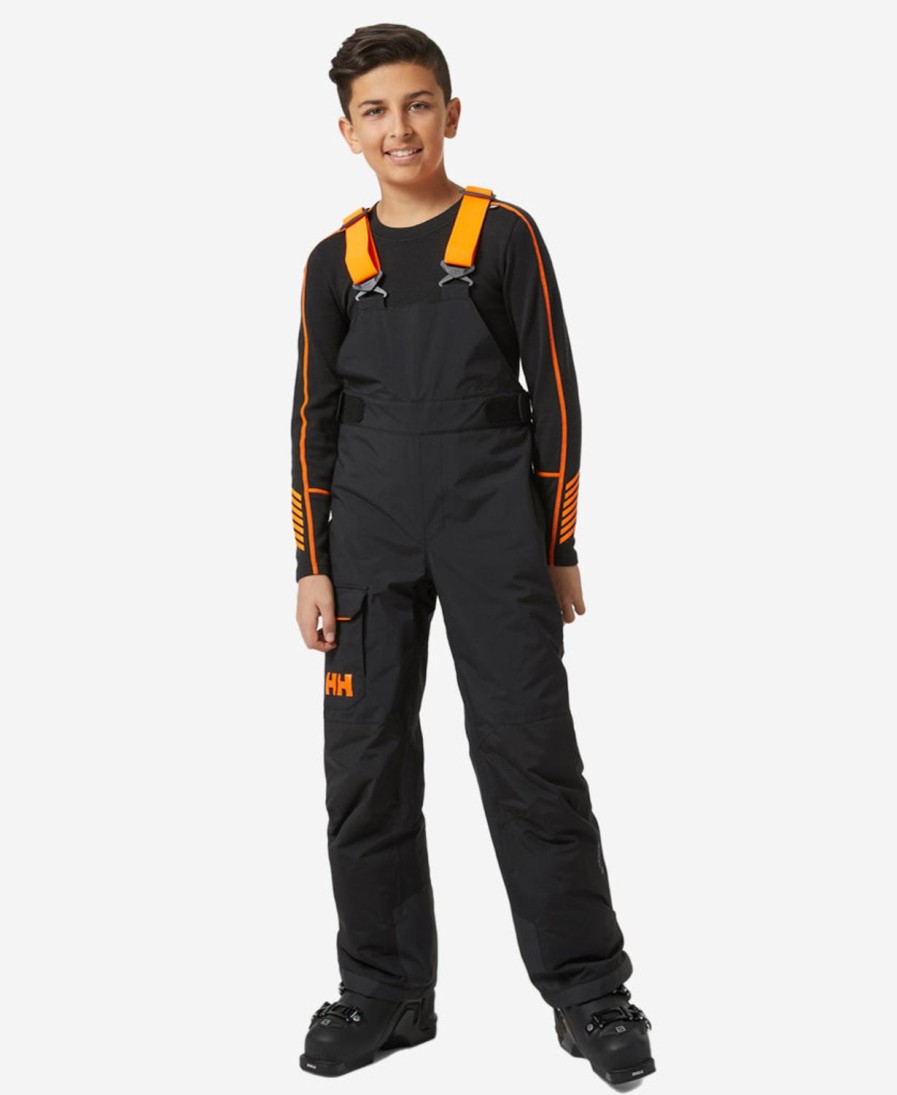 Helly Hansen Jr Summit Bib Pant 990-Black Clearance