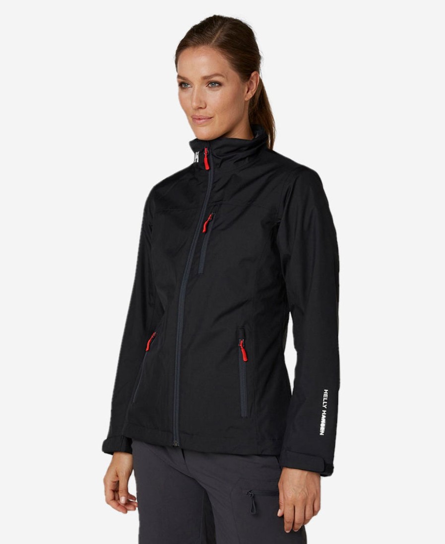 Helly Hansen W Crew Midlayer Jacket 992-Black Hot