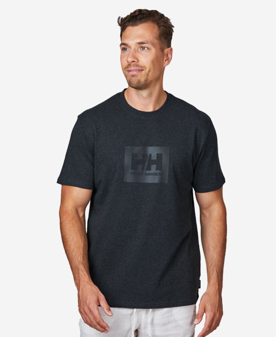 Helly Hansen Hh Box T-Shirt 982-Ebony-Melange Online